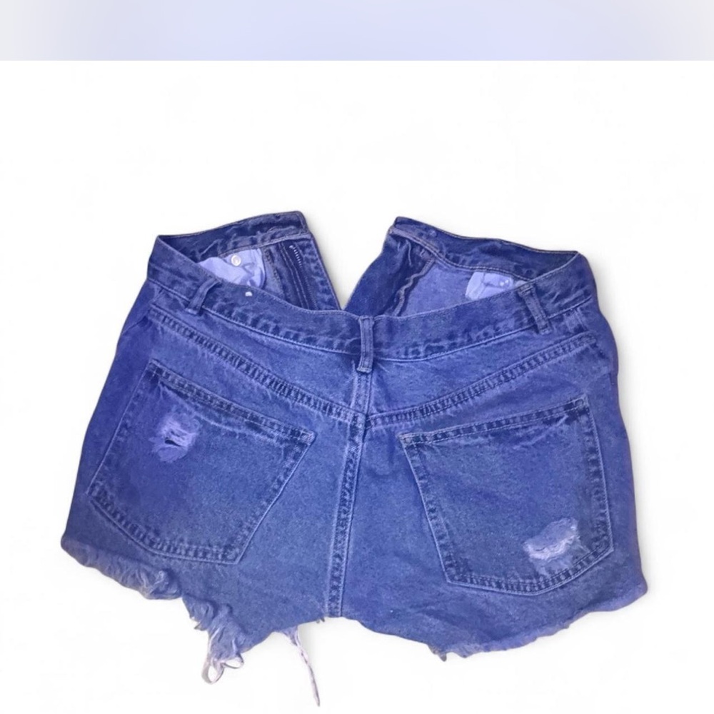 Love Tree Distressed Indigo Jean Shorts